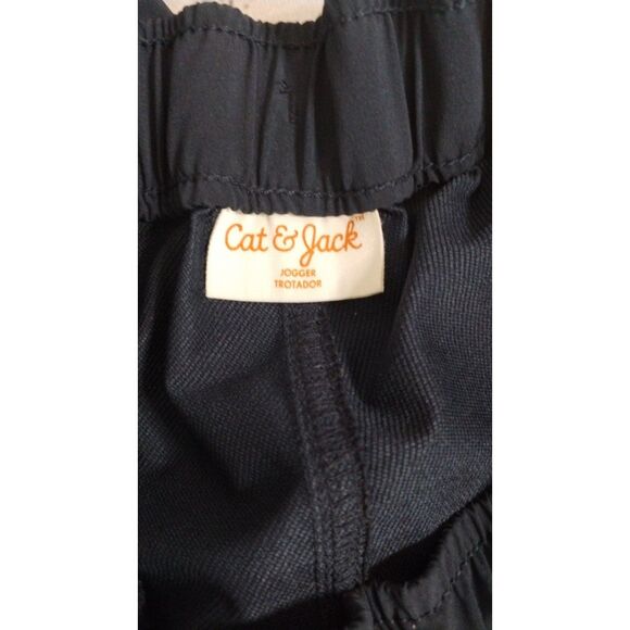 Cat & Jack Girl's Sweatpants/Joggers Drawstring Navy Poly/Spandex 16 - Picture 5 of 8